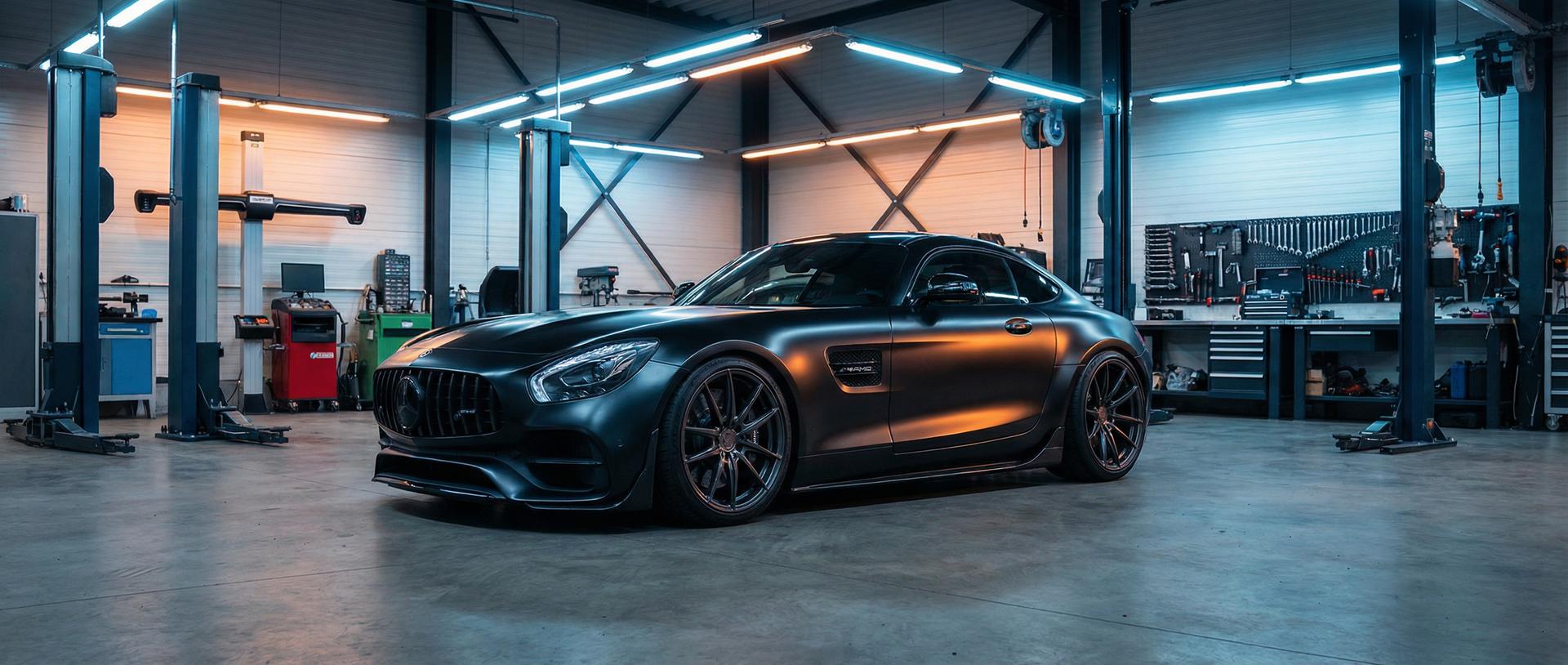 懂片帝视频 AMG GT改装车间视频